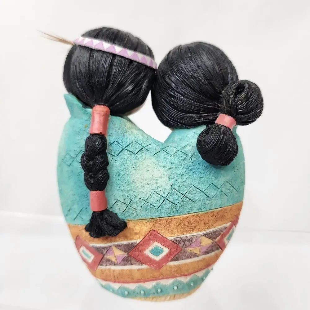 Friends Of The Feather 'Love For Many Moons' Couple Embracing Heart Shape 5